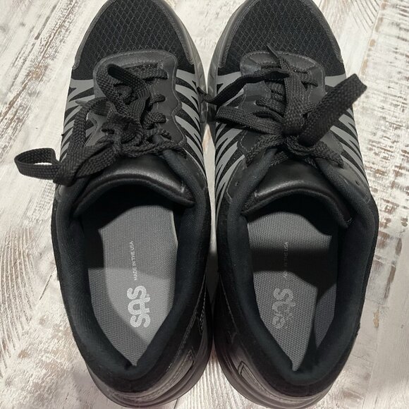 SAS Pursuit Athletic Sport Sneaker Black/Gray Men's Size 10 Narrow ~ EUC $224 - Picture 8 of 12